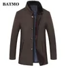 BATMO nouveauté hiver haute qualité laine décontracté trench-coat hommes, vestes en laine épaisse pour hommes plus-taille M-6XL 1658 201120