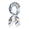 Women039S Scarf Luxury Satin Satin Satin Scarfar Woman Printed Square 70 cm Szaliki i WRPAS SCALLF dla kobiet szalik torebka opaska na głowę 9237686