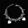 Charm Bracelets Japanese And Korean Style Fashion Sweet Womens Bracelet Trend Accessories Love Double Layer For Women Present Jewelry