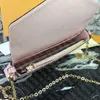 Torby na ramię. M61276 Felicie Pochette Designer torebka Torebka Hobo sprzęgło Cross Cross Cross Cross Body Cake Cake Klapa klapka