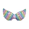 Unicorn Wings Gelegenheden Kleine Jongens Meisjes Partij Accessoires 4 Kleuren Regenboog Goud Zilver Wing Kinderen Fotografie Props Kinderen Halloween Kostuum 20220225 Q2