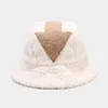 New Fashion Hip Hop White Lamb Wool Gorros Fishing Caps Faux Fur Bucket Hats Women Winter18515932197951