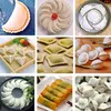 Bezpłatna wysyłka Sprzedaż Automatyczne Elekric Dumpling Maker Samosa Making Maker Maker Wonton Maker Mini Chińskie Jiaozi Pukiernia Machine48