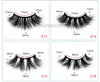 Ny 3D Mink Eyelashes Makeup 8D Mink Eyelash Soft Naturliga tjocka Falska Ögonfransar 3D Eyelash Extension