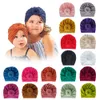 Cappello da panno del cappello del cappello del bambino della ciambella della ciambella del cotone a maglia a 18 colori GD1053