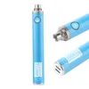 MOQ 5st Original Vapes EVOD Preheat VV Vaporizer UGO T3 Batteri 1300mAh Variabel spänning Dual E Cig Charger Port 510 Thread Vape Pen eGo-T MT3 CE4