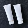 100ml Golden / Sliver borda branco tubos de mangueira macio mão creme facial espremedor vazio tubo shampoo lotion recipientes recentriadores1