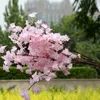 Artificial Cherry Blossom Fake Flower Garland White Pink Red Purple Available 1 m/pcs for Wedding DIY Decoration