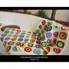 15in Handmade Crochet Blanket Tablecloths granny square throw Seat Cushion home Decor Coaster Mat Pad 40X40cm 201113