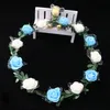 Flower Wreath Bohemian Head Flower Crown Rattan Garland Festival Wedding Bridal Floral Headband Headdress Party Decoration