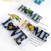 Silicone Epoxy Resin Molds Love Home Family Alphabet Letter Molds DIY Table Decoration Art Crafts Molds