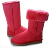 Vendre AUSG style classique grand U99 5815 bottes de neige pour femmes garder au chaud bottes kenn bottes pour femmes châtaigne chocolat noir gris rouge peluche en peau de mouton