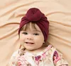 18 couleurs tricoté coton beignet bébé chapeau tissu chapeau européen et américain bébé capuche GD1053