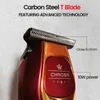 Powerful Professional Hair Trimmer Men 0 MM T Blade Electric Clipper Rechargeable Barber Haircut Machine Beard Shaver 220216