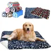 Pet Broad Coash Officlet Зима Pet Bed Mat Paw Print Щенок Дом для кота Флис Лаунджер Собаки Подушки Cats Pad Chihuahua Товары 201130