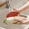 Temizlik Bezleri Silikon Bulaşık Fırçası Scouring Ped Ev Çok Amaçlı Kirsizlik Yapışmaz Yağ Mutfak Fırça Pot Meyve ve Sebze