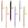 20 stks / partij Nieuwigheid Gift Office Ball Pen Promotie Corporate Ball Point Pen Custom Logo Mechanisme Jewel Pearl Cool Pennen1