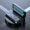 20000mAh Solar Power Bank Charger Extern säkerhetskopia Batteri med Retail Box för iPhone iPad Samsung Mobiltelefon