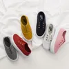 Осенние дети холст обувь спортивные дышащие кроссовки для мальчиков бренда детская обувь для девочек Cansual Shanders 1-12 лет LJ201202