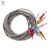 Top Quality AUX Gourd Style Heavy Metal Audio Cable Durable 3.5mm Male to Male Audio Cable Plug For MP4 Car Speaker 300pcs/lot