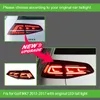 Lâmpada de Drl automotivo para VW Golf 7 LED Turn Cauda Luz 2013-20 Golf 7.5 Luzes de reversão de freio traseiro