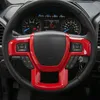 27PCS Red Car Interior Decoration Trim Kit Accessories For Ford F150262D