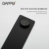 GAPPO schwarze Badezimmer-Set Wandarmaturen Messing Dusche Wasserfall Wasserhahn Mischer Hand Regen Duschsystem LJ201211