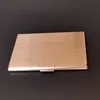 Rose Gold Color Casual Metal Wallet Visitenkarte Hülle Edelstahl Cover Kreditbank Karten Men7773140