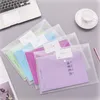 Transparent File Bag Student Portable Test Paper Stationery Pen Bags Office File Material Book Storage Filing Supplies BH6108 WLY