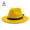 trilby hats men yellow
