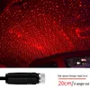 USB LED Car Roof Star Night Wnętrze Lekka Atmosfera Galaxy Lampa Projektor Dekoracyjny Lampa Regulowane Wielokrotne Efekty świetlne