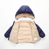 Parkas d'hiver Enfants Vestes Cap Amovible Polaire Garçons Filles Super Doux Chaud Épaissir Velours Enfants Manteau Bébé Survêtement Veste LJ201017