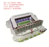 Klasyczna układanka DIY 3D Puzzle światowy stadion piłkarski europejski boisko do piłki nożnej zmontowany Model budynku Puzzle zabawki dla dzieci