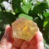 1 stks Natuurlijke Smoky Citrien Quartz Crystal Wand Point Healing 70G 201125