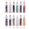 100pcs/lot 5ML 10ML Empty Roller on Essential Oil bottles Thick Rose roll on bottle Wood grain coverJade pure crystal