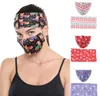 Последняя рождественская вечеринка маска 1 = (маски и оголовье) 3D печатных цветов, разнообразные стили на выбор ткани эластичной кнопки