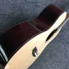 Custom 40 Inch OM Body 28AA Series All SOLID Wood Spruce Acoustic Guitar Fishbone Binding
