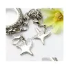 Dancing Smooth Sea Starfish Charms Heart 100pcs/Lot 14x31.5mm tibetana Aragosta flottante in argento Floating Clasps per vetro vivente C117 XVE9P