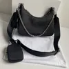 Top quality womens handbags crossbody bag luxury designer purses lady handbag tote vintage nylon shoulder bag channel hobo fashion duffle pink canvas