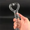 Transparente Cristal Vidro Massager Massager Dual Head Enorme Dildo Anal Bru Plug G-Spot Estimulação Sexo Brinquedo Para Casais Masturbator Y201118