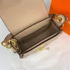 Neusring gesp baguette cloe sacs de luxe gouden band schoudertas flip cover lederen flap brief afdrukken effen handtas portemonnee Gratis geschenk # 1