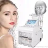 Portable 7 in 1 Facial care treatment H2o2 Hydra aqua water skin peel dermabrasion LED Mask RF Ultrasonic BIO Wrinkle Removal Beauty Machine