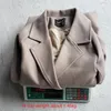 toppies Autunno cappotto di lana donne cappotto lungo giacca 50% lana signore outwear doppio petto outwear 201221