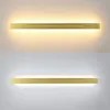 Wandlampen im Freien Moderne lange LED-Licht 85-265V Eisen schwarz Goldschale 100 cm 120 cm Wohnzimmer am Wohnzimmer am Nachtleuchten IP20