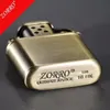 ZORRO Briquet en métal de survie, allume-feu, recharge, torche, cigarette, tuyau de cigare, briquet à huile, coupe-vent, kérosène, bougie fraîche, briquet vintage, fournisseurs de livraison directe