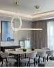 modern chandelier lighting lamps for dining room combination design led crystal light fixture kitchen island bar cristal hang lamp