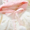 BabzlePleume 1-3years / Sonbahar Kış Bebek Kız Ceketler Sevimli Kapşonlu Prenses Sıcak Çocuklar Kürk Çocuk Giyim BC1240 201126