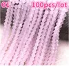 Wholesale 4mm 100pcs Austria Crystal Beads Charm Glass Bead Loose Spacer Bead For Jewelry Making Diy Earrings jllBFH