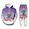 새로운 남자 / 여자 할로윈 공포 영화 chucky 재미있는 3D 인쇄 패션 tracksuits 힙합 바지 + 후드 mh066