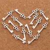 Blomma nyckel charms nyckel av locket för ditt hjärta 6.5x21.5 mm Antik Silver Love Pendants Smycken Resultat Komponenter L881 60st / Lot Valentinsdag